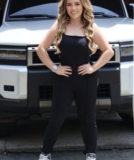 Enterizo burda escote atras